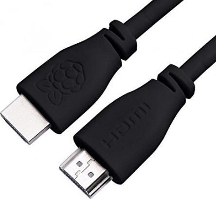 Image du produit Raspberry Pi Câble HDMI officiel 1m noir (HDMI)