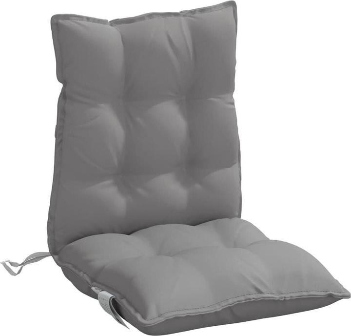 Actual product image VidaXL Low backrest cushions 4 pcs. Oxford fabric (100 x 50 x 7 cm)