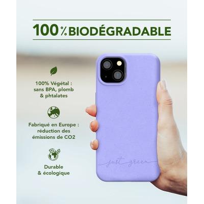 Actual product image Bigben Case 100% Eco iPhone 13 Purple (Apple iPhone 13)