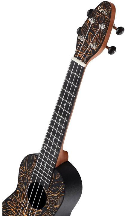 Immagine prodotto Keiki Pacchetto Ukulele - Soprano - Orange Kaleidos. (Soprano, Soprano)