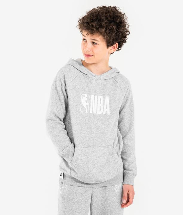 Tarmak Kinder Hoodie NBA Logo - Hoodie 900 NBA grau
