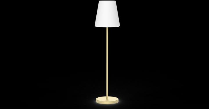Produktbild Newgarden LOLA SLIM 180 LED Stehlampe rose gold 180cm dimmbar + Controller E27 Innen & Aussen IP65 (860 lm, E27, IP65)