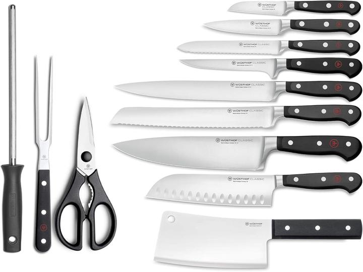 Image du produit Wüsthof Classic Bloc à couteaux avec pièces en hêtre