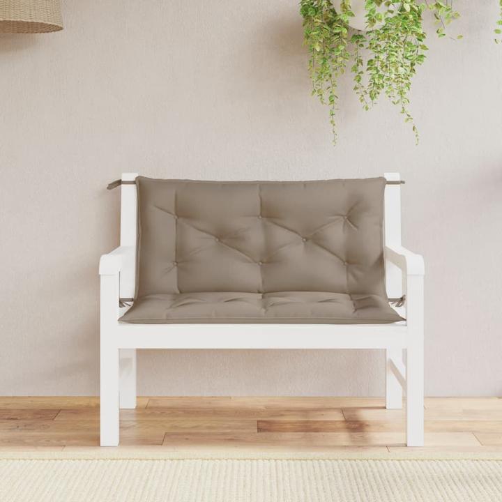 Image du produit VidaXL Coussins de banc de jardin 2 pcs. O x tissu ford (100 x 50 x 7 cm)