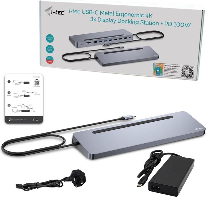 Actual product image i-tec USB-C Hub (USB-C, 8 Ports)