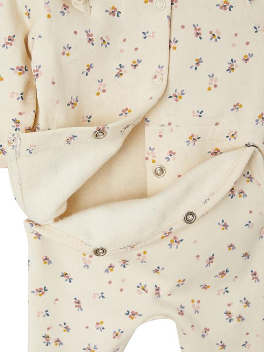Produktbild Vertbaudet Baby Strampler mit Rüschen & Blumen, Öffnung hinten Oeko-Tex (50)