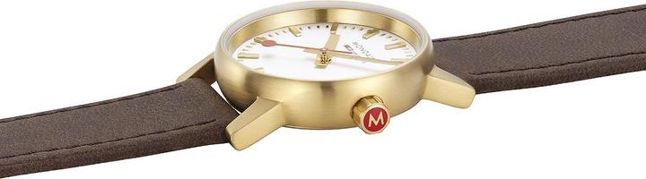 Actual product image Mondaine Evo2 Gold 30 (Analogue wristwatch, 30 mm)