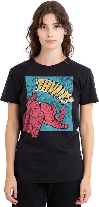 Actual product image Spiderman Unisex Adult Thwip T-Shirt (M)