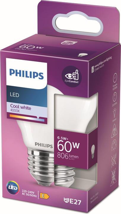Image du produit Philips Lampe (E27, 6.50 W, 806 lm, 1 x, E)