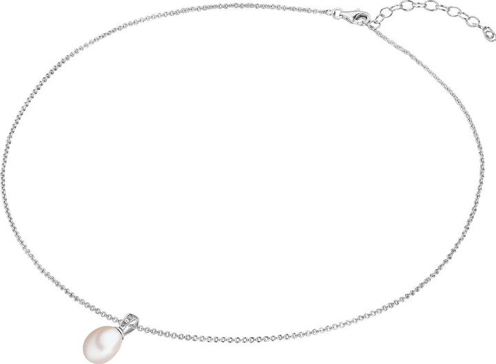 Actual product image Lulu & Jane Sterling silver diamond freshwater cultured pearl silver - 33514 (Sterling Silver)