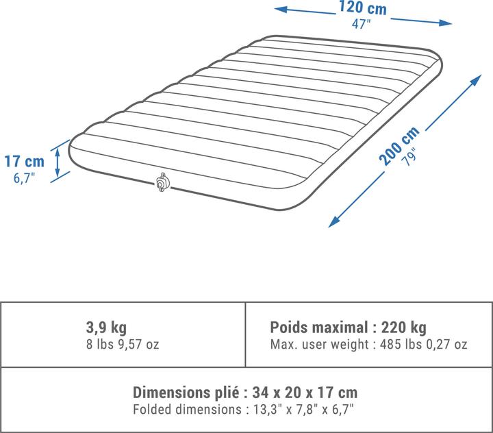 Produktbild Quechua AIR COMFORT 120