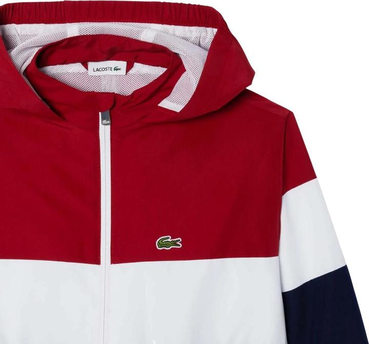 Actual product image Lacoste Childrens/Kids Hooded Recycled Polyester Zipped Jacket (110)