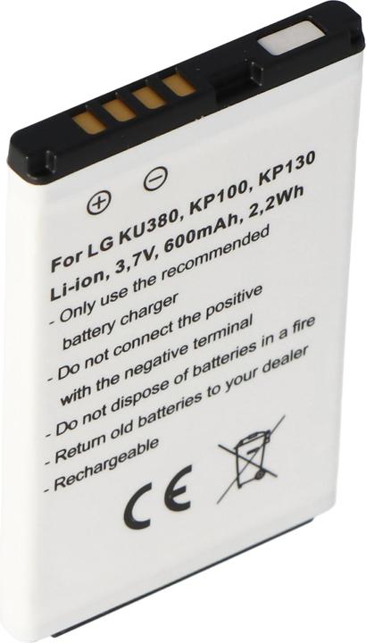 Produktbild LG Akku KU380, KP100, LGIP-430A, 0093301