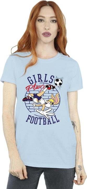 Immagine prodotto Looney Tunes Lola Bunny Girls Play Football Maglietta Ampia Donna (L)