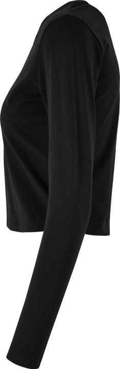 Actual product image Build Your Brand Womens/Ladies Long-Sleeved Crop Top (S)