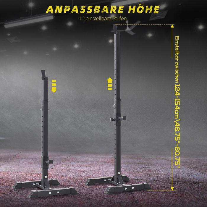 Actual product image Swisshandel24 Hantelständer Langhantelablage Hantelablage Langhantel Kraftt Rack Fitness 150kg