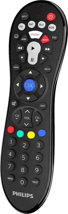 Actual product image Philips Perfect replacement SRP3014/10 remote control IR Wireless Cable, DTV, DVD/Blu-ray, DVR, SAT (Universal remote control, Miracast)