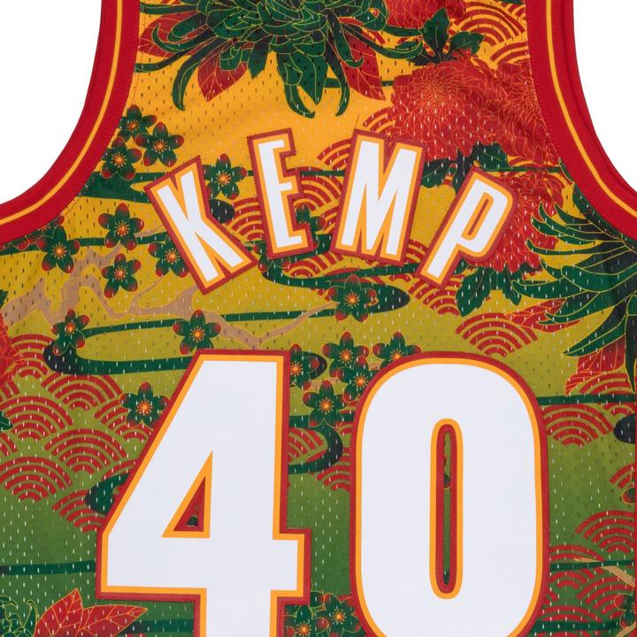 Produktbild Mitchell & Ness Swingman Mesh Jersey Seattle SuperSonics ASIAN Kemp - S (S)