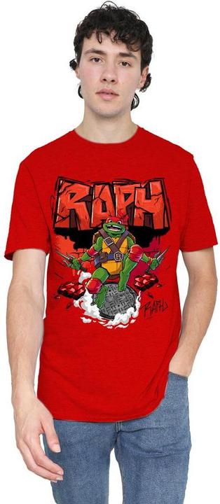 Actual product image Teenage Mutant NT Unisex Adult Raphael Sewer T-Shirt (M)