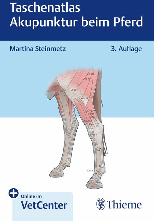 Actual product image Taschenatlas Akupunktur beim Pferd (German, Martina Steinmetz, 2024)