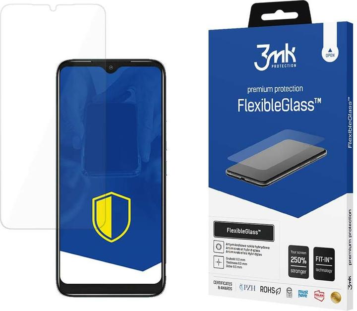 3MK FlexibleGlass Nokia C12 Szkło Hybrydowe (1 Stück, Nokia C12)