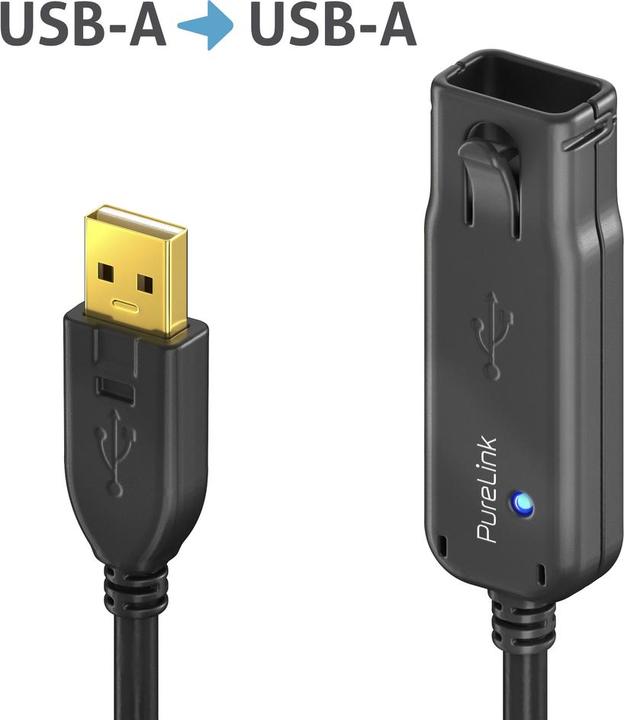 Productafbeelding Purelink USB 2.0 verlengkabel DS2100-240 24 m (24 m, USB 2.0)