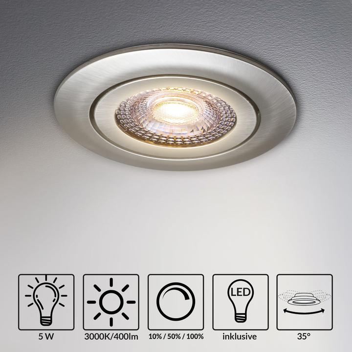 Immagine prodotto Monzana 6 luci da incasso a LED (400 lm)