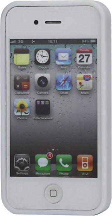 Produktbild König Design Schutzhülle für Handy iPhone 4 / 4s Weiss / Schwarz (Apple iPhone 4, LG G4s)