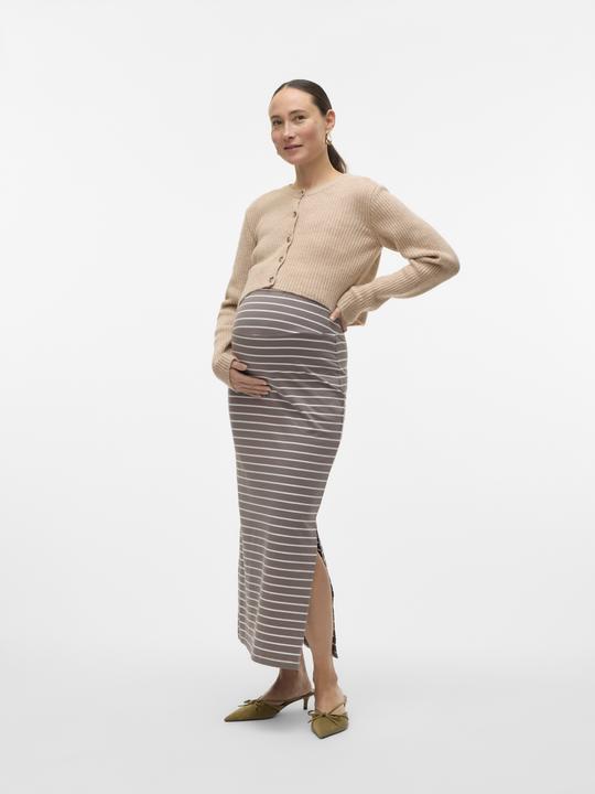 Image du produit Mamalicious Normal geschnitten Rundhals Strickjacke Strickjacke (L)