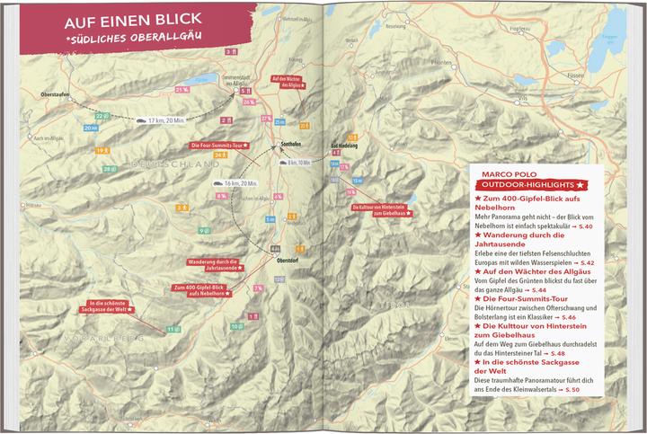 Produktbild OUTDOOR GUIDE Reiseführer Allgäu (Deutsch, Barbara Kettl-Römer, 2024)