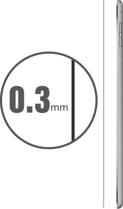 Actual product image Avizar Crystal clear film, glass screen protector (1 Piece, iPad mini 2019 (5. Gen))