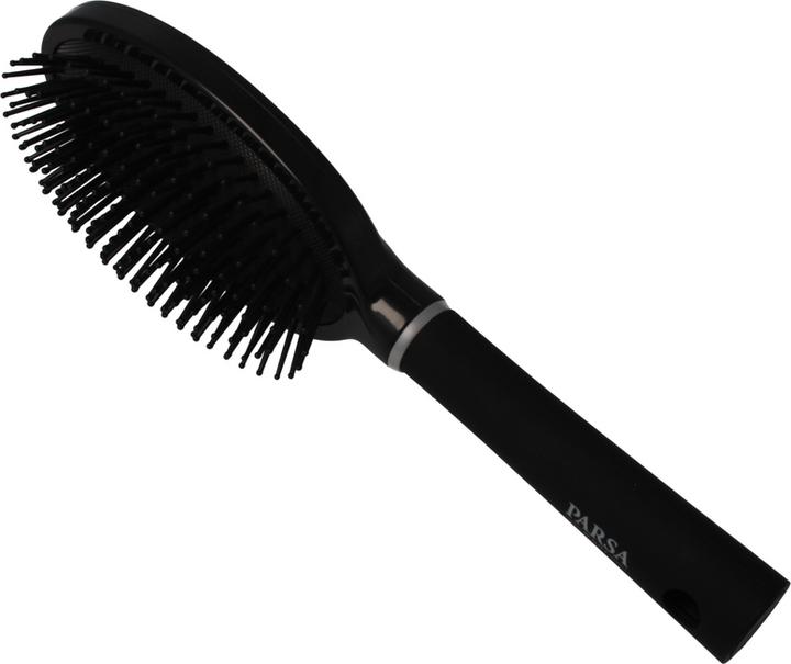 Produktbild Parsa Beauty Parsa Trend Line Haarbürste mit Kunststoffpins, oval, schwarz