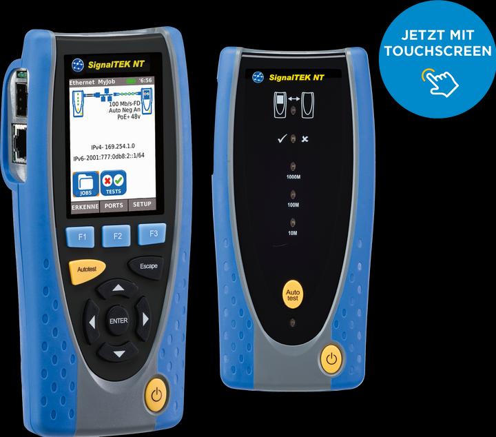 Produktbild Ideal SignalTEK NT Netzwerk TransmissionTester Touchscreen
