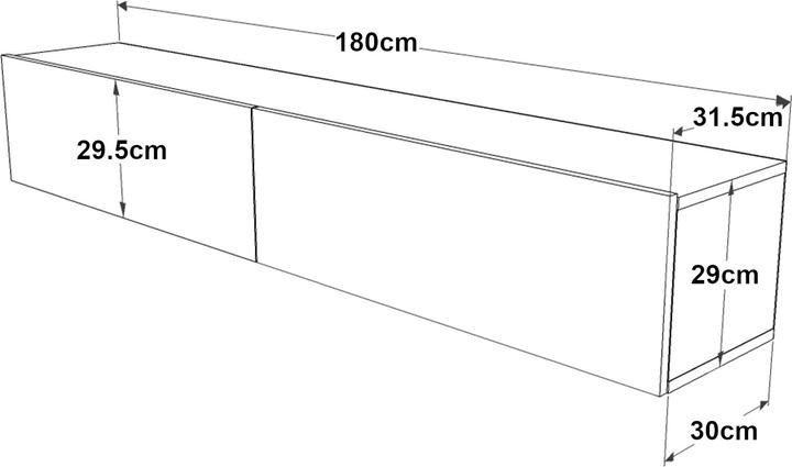 Immagine prodotto En.Casa Lapinlahti (180 x 31,5 x 29,5 cm)