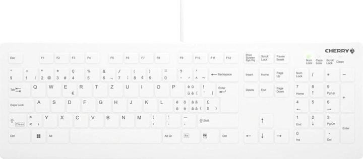 Actual product image CHERRY AK-C8112 MEDICAL KEYBOARD WHITE (CH, Cable)
