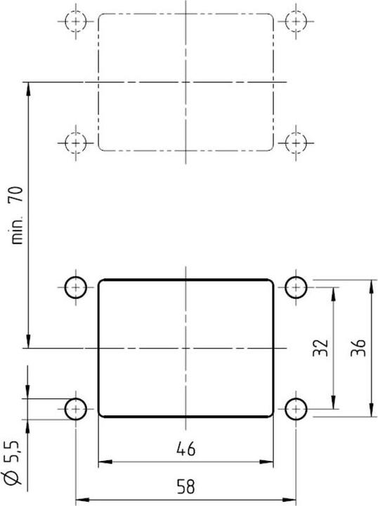Actual product image Conta-Clip KDSI-SR 1-4 BK Cable bushing Polyamide 6.6 Black 1 pc. (Cable conduit, 8.10 cm)