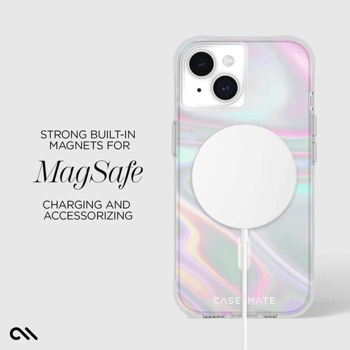 Produktbild Case-Mate Soap Bubble MagSafe - Etui iPhone 15 (Iridescent) (Apple iPhone 15)
