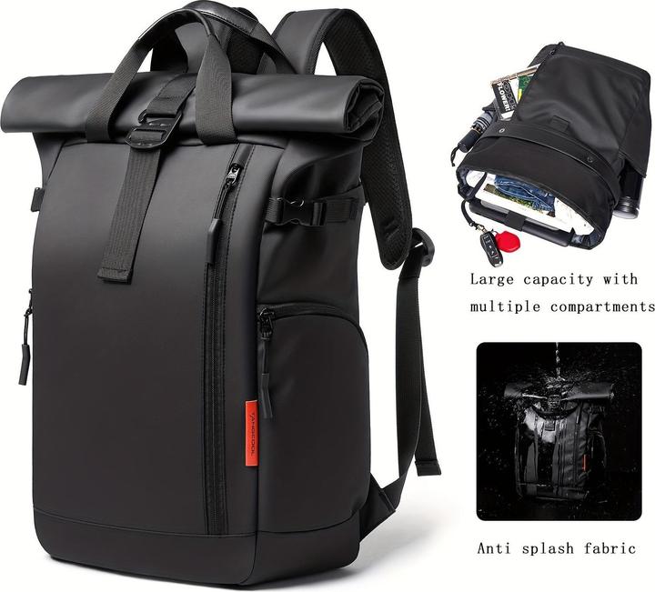 Immagine prodotto Only-Bags.Store Zaino semplice e alla moda, zaino da viaggio di grande capacità, impermeabile e leggero per i (25 l)