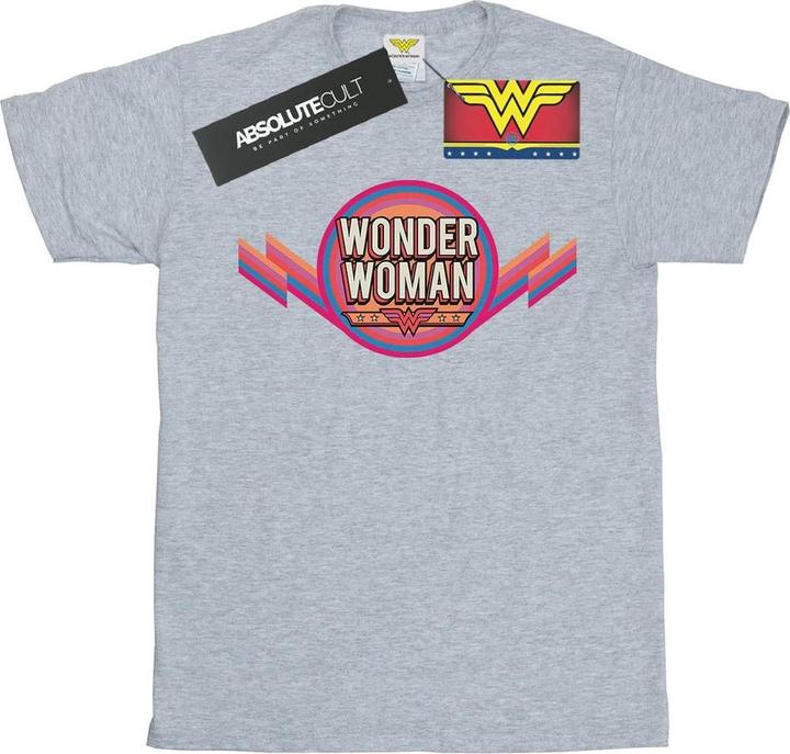 Actual product image Mens Wonder Woman Rainbow Logo T-Shirt (XL)