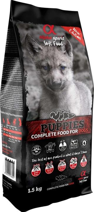 Image du produit Alpha Spirit AlphaSpirit Semi-moist Puppies, 1,5 kg (Chiot + chaton, Adulte, 1 pcs, 1500 g)