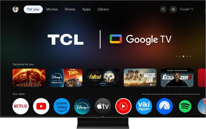 TCL 55C765 (55", QLED, 4K, 2024)