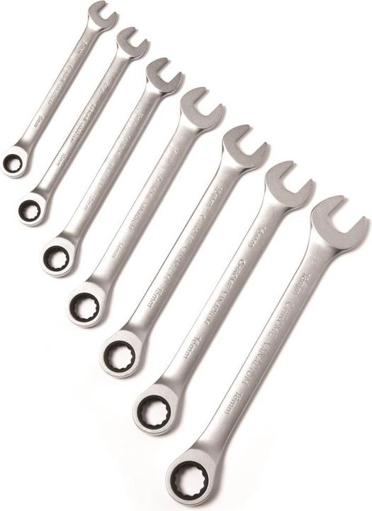 Produktbild C.K Magma C.K Ratchet Spanner Set, metric, 7 piece (8 mm, 10 mm, 12 mm, 13 mm, 15 mm, 17 mm, 19 mm)