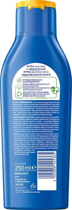 Produktbild NIVEA Sun Protect & Moisture Sonnenmilch (Sonnenmilch, SPF 30, 250 ml, 289 g)