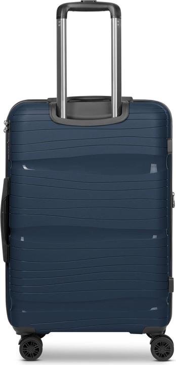 Image du produit D&N Travel Line 4300-Plus 4 roues trolley M 65 cm avec soufflet d'extension (58 l, M (50 - 90l))
