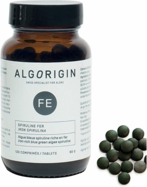 Produktbild Algorigin Eisen Spirulina (120 Stück, Tabletten, 60 g)
