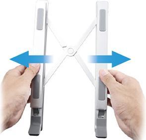 Image du produit Hamlet Tiramisu Pro Laptop Stand Aluminium 48.3 cm (19')