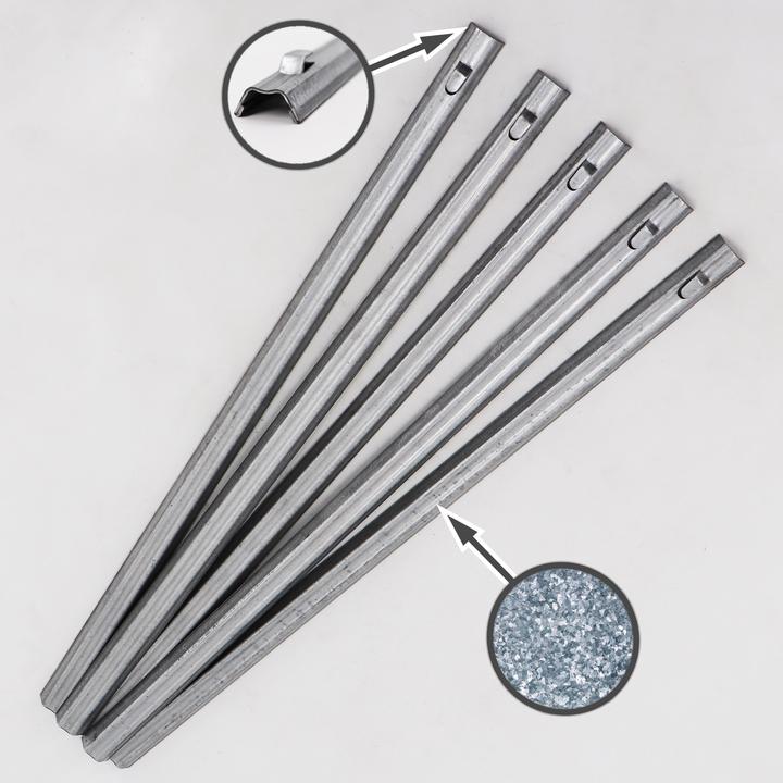 Produktbild Aquagart 30 W-Profil Zaunanker Erdanker für Wildzaun Forstzaun Weidezaun 50cm