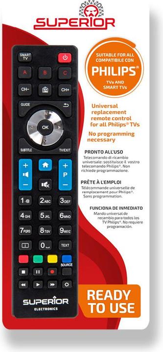 Actual product image Superior Telecomando Universale Philips Funzioni Smart TV (Universal remote control, Infrared)