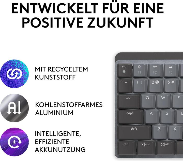 Produktbild Logitech MX Mechanical (DE, Kabellos)