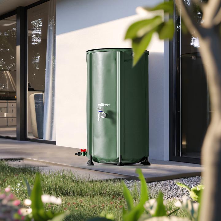 Image du produit Wiltec Tonneau de pluie pliable 250l tonneau d'eau de pluie réservoir d'eau (250 l)